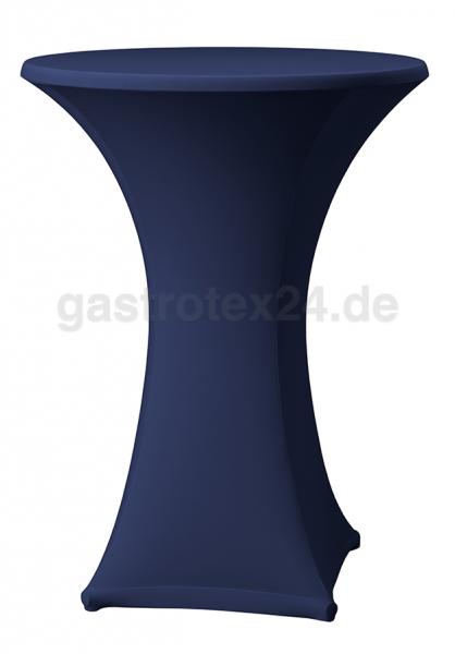 Stretch-Stehtischhusse Samba D1 navyblau